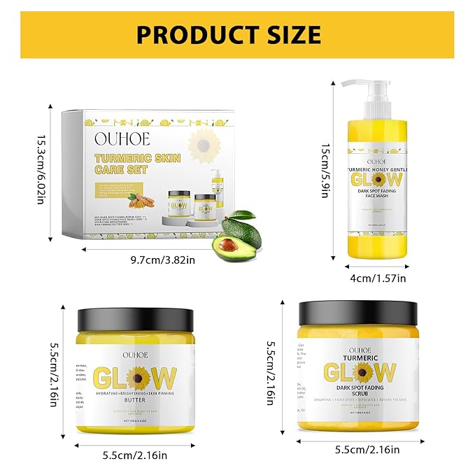 Glow Combo Skincare Set,3 In 1