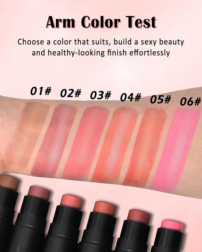 Cream Blush Stick Makeup for Cheeks, Multi Blush for Women-03