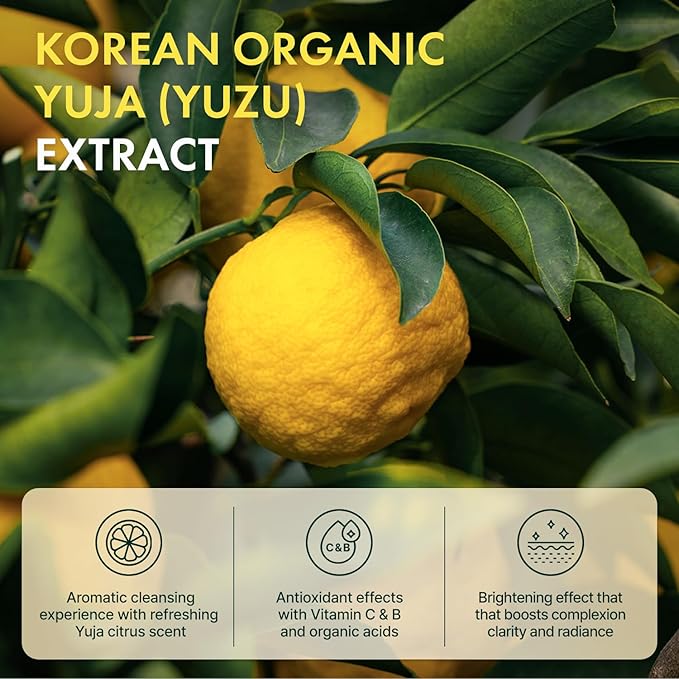 Ceramide Yuja Makeup Cleansing Balm with Travel Size | Deep Cleansing All-in-One Korean Face Cleanser, Makeup Remover, Zero Irritation, Blackheads Remover, Clean Beauty, Vegan (120g / 4.23oz)