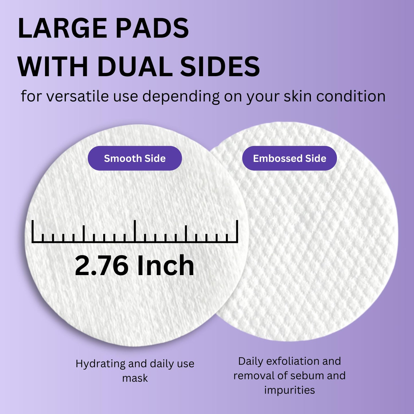 PURIPIA Metabiome Korean Toner Pads for Clear face Skin Care Soothing exfoliating Cotton Tea Tree Toning pad Sheet mask Blemish brightening Dry Facial Vitamin c Collagen