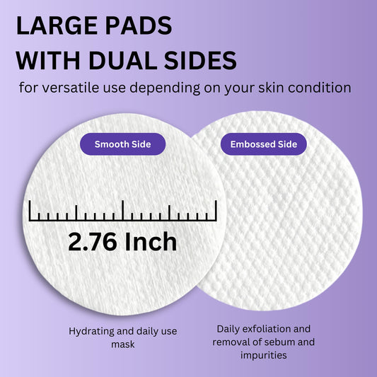 PURIPIA Metabiome Korean Toner Pads for Clear face Skin Care Soothing exfoliating Cotton Tea Tree Toning pad Sheet mask Blemish brightening Dry Facial Vitamin c Collagen