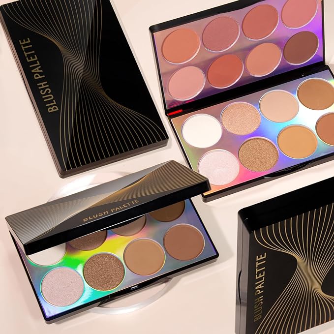 16 Colors Blush Contour Highlighter Makeup Palette with Blushes Set