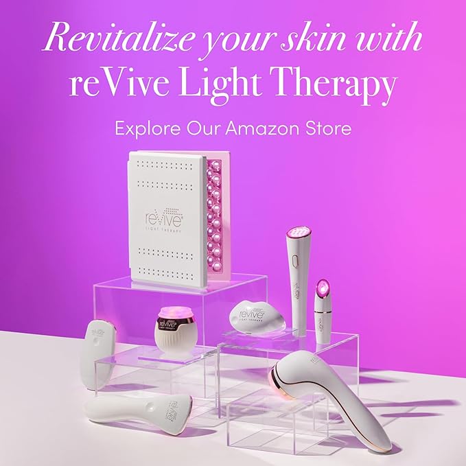 ReVive Lux Collection dpl IIa LED Light Therapy Panel, Medical-Grade Blue & Red Light Therapy for Face Wrinkles, FSA HSA Eligible Skincare Devices, Easy at Home Acne Tools, LED Face Mask Alternative
