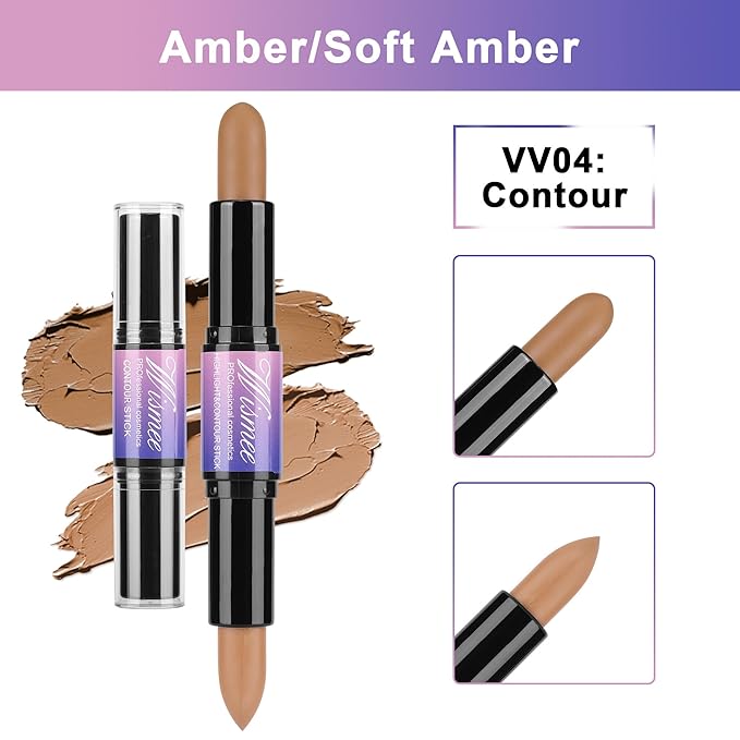 Dual-Ended Contour Stick, Face Shaping & Contouring Stick,