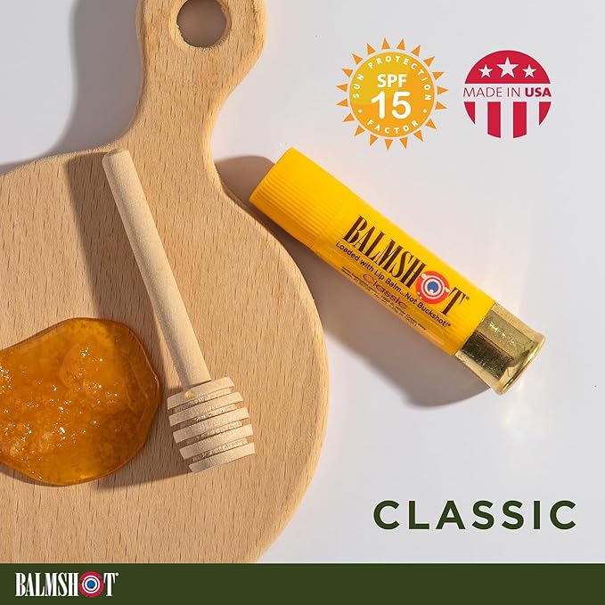 BALMSHOT Lip Balm Two Pack of Classic