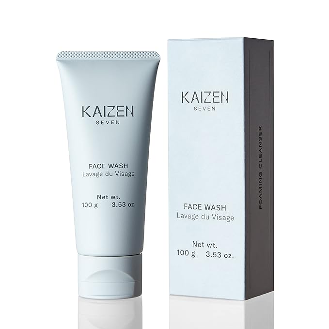Face Wash for Men | Made in Japan | Premium Rich & Refreshing Lather with Moroccan Clay, Licorice Root, Konbu from Hokkaido Japan