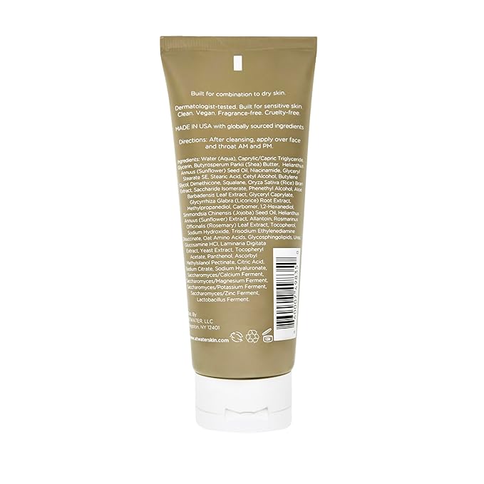 ATWATER Heavy Armor Men's Facial Moisturizer, Intensive Hydrating & Anti-Aging Formula with Niacinamide and Shea Butter for Dry Skin - 3.4 oz
