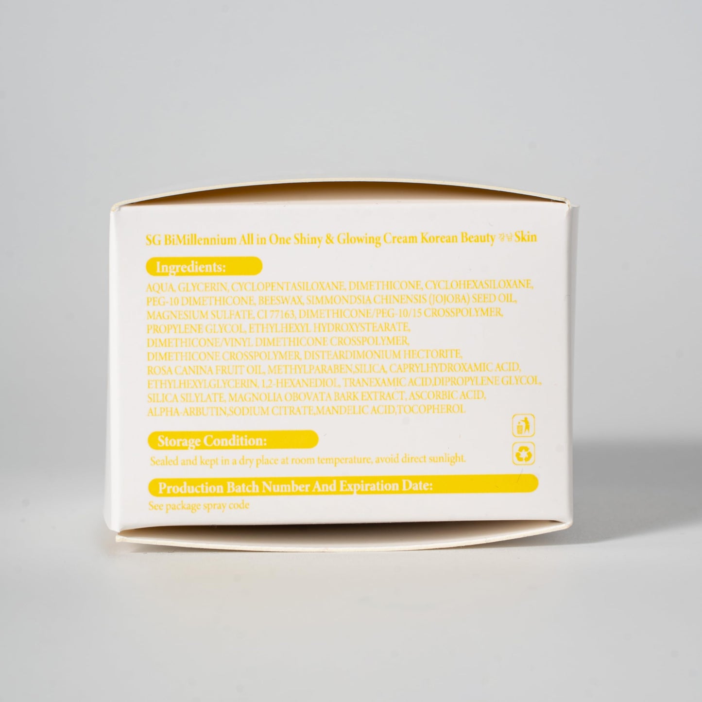 SG BiMillennium K Beauty Face Cream for Women with 99% Snail Extract, Anti-Aging, Skin Repair - Korean Skin Care Moisturizer for Dry Skin, Hydrating Daily Night Time Facial Cream