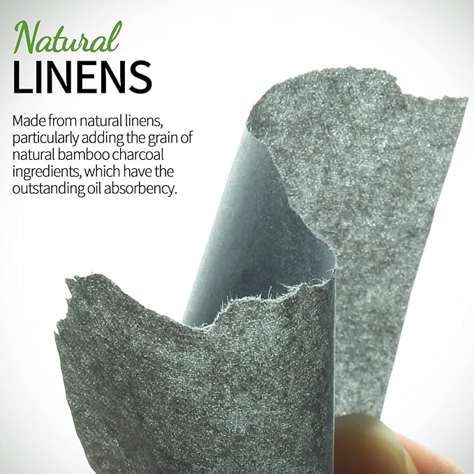 FANDAMEI Oil Blotting Sheets For Face, 200 Counts Absorbing Tissues