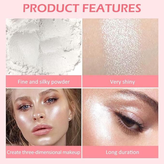 evpct 1Pcs Glitter Highlighter Powder Stick Make up mujer 01