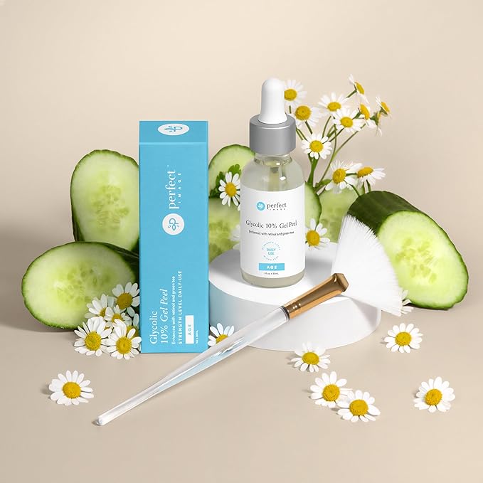 Glycolic Gel Peel - Enhanced with Retinol and Green Tea Extract (10% Strength)