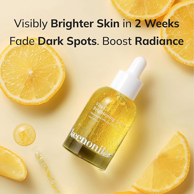 Dark Spot Glow Serum – 10% Niacinamide & Vitamin C Brightening Face Serum for Hyperpigmentation, Acne Scars & Uneven Tone | Hydrating Korean Skincare with Glutathione – 30ml, 1.01 Fl Oz