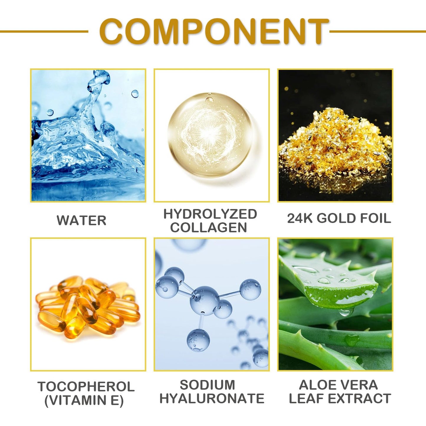 30 Pairs Lip Masks & Eye Masks,24K Gold Gel Crystal Collagen Eye Patches for Puffy Eyes,Effectively Nourishes,Moisturizing& Reducing Dark Circle Eye Bags,Wrinkles&Fine Lines,Birthday Gifts for Women