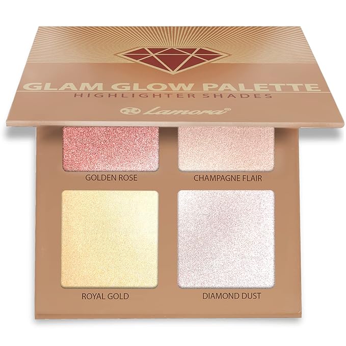 Highlighter Palette Highlighter Makeup Iluminador - Glow Bronzer