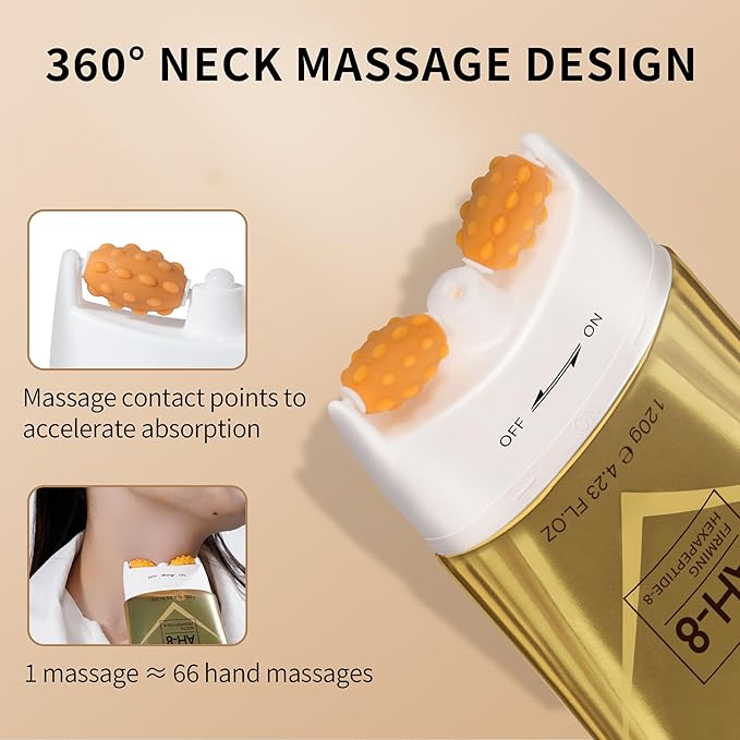 Ycz AH-8 Firming Neck Cream for Crepey Skin Body Care Comfort, Contains Hexapeptide, Moisturizing, Tightening Lotions Cosmetic Skin Care Skin Repair (Pack of 2)