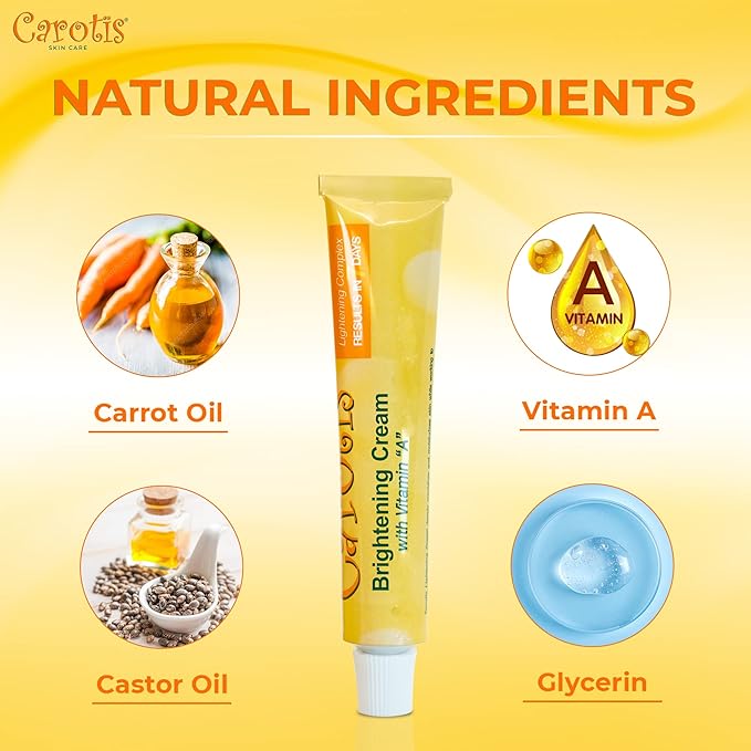 Skin Brightening Cream - 1 fl oz / 30 ml - Brightening Cream For Face, Body, Hands, Elbows, Knuckles