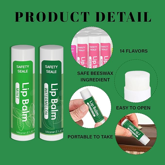 84 Pack Natural Lip Balm Bulk