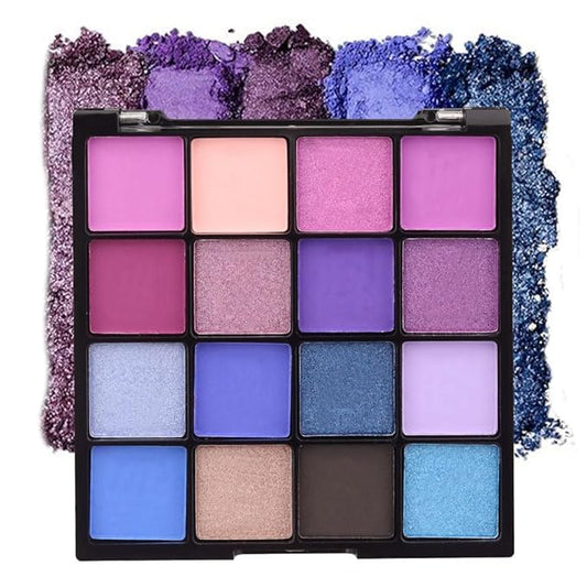 16 Colors Blue Pink Champange Matte Shimmer Eyeshadow