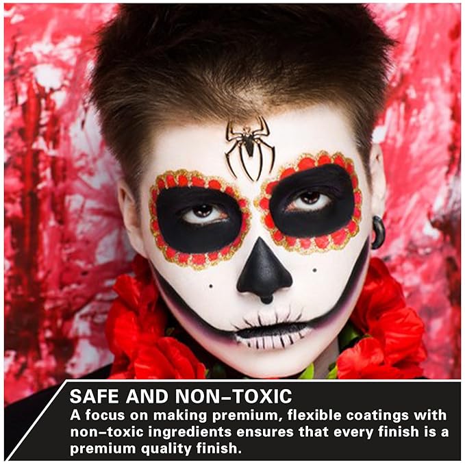 Red Face Body Paint Halloween Cosplay Clown Zombie