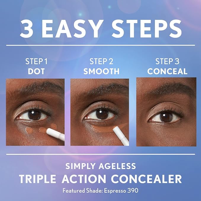 COVERGIRL Simply Ageless Triple Action Concealer, Classic Ivory, of 1