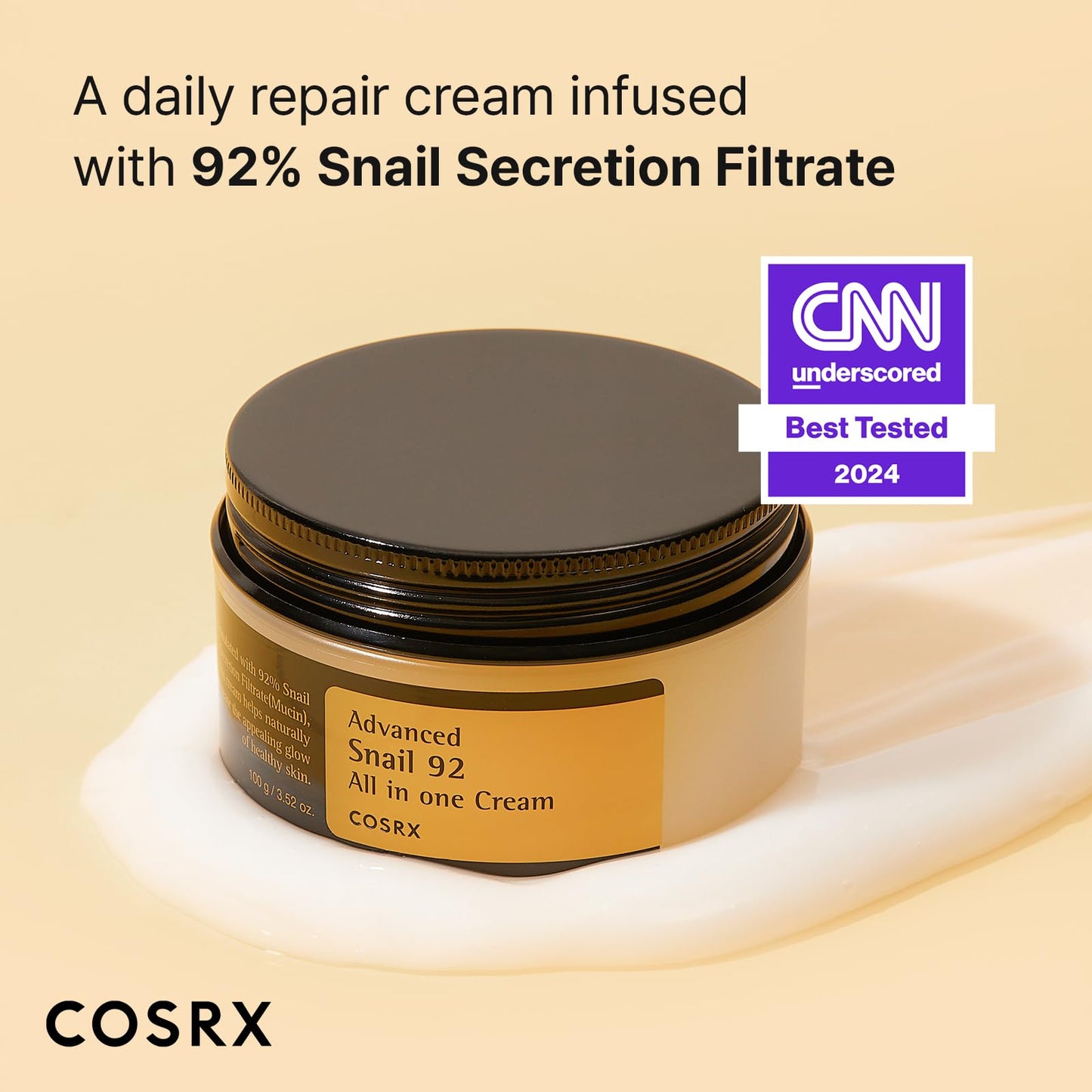 COSRX Advanced Skin Cycling Routine- Vitamin C 23% Serum + Snail 96% Mucin Essence + Snail 92% All In One Cream, Daily Professional Skincare, Improve Radiance & Dark Spots, Korean Skin Care