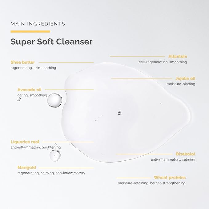 Gentle, Effective Make-Up Removal for Dry & Sensitive Skin - Natural Ingredients - No Parabens - Face Cleanser - Face Wash - Skin Care - Dr. Schrammek