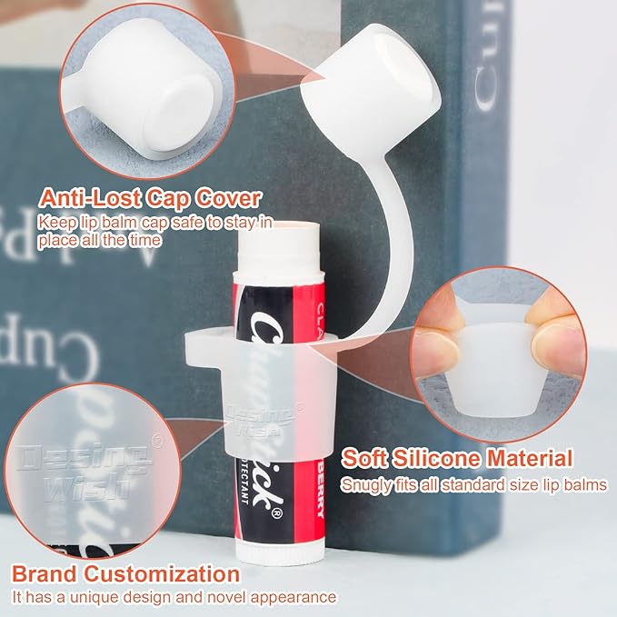 Desing Wish Silicone Lip Balm Holder Lanyard