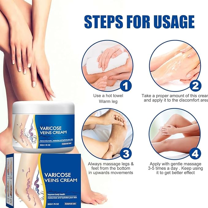 1PCS Varicose Leg Repair Cream, Skin Cream for Legs 50g/1.76fl.oz