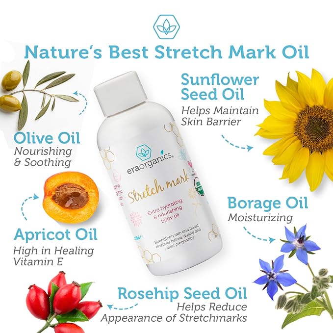 Era Organics Organic Stretch Mark Oil Moisturizing