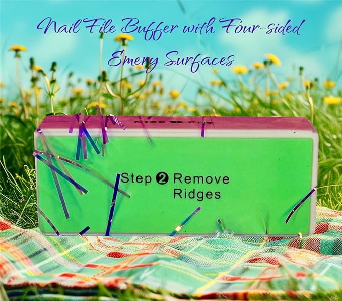 Emery Sponge 4-Way Nail Buffer