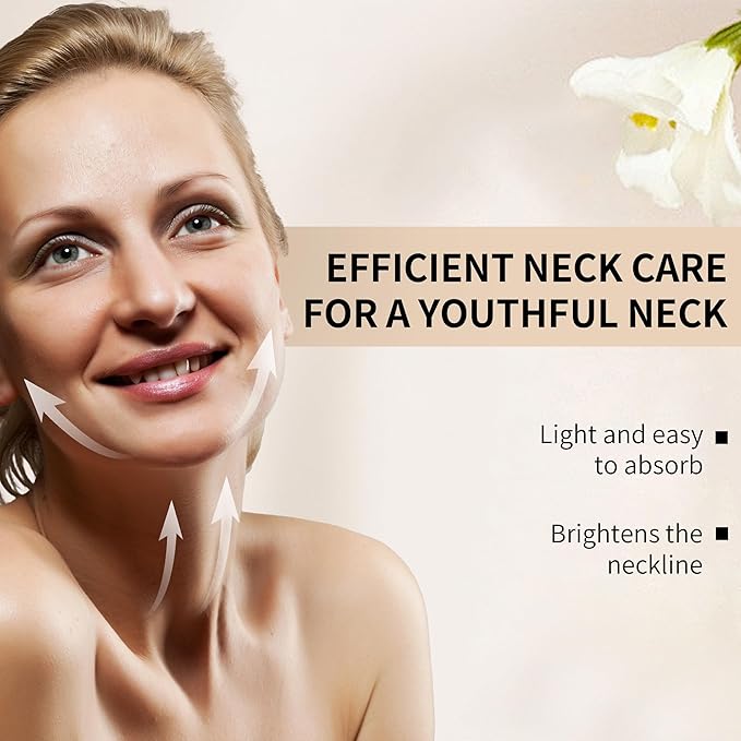 Ycz AH-8 Firming Neck Cream for Crepey Skin Body Care Comfort, Contains Hexapeptide, Moisturizing, Tightening Lotions Cosmetic Skin Care Skin Repair (Pack of 2)