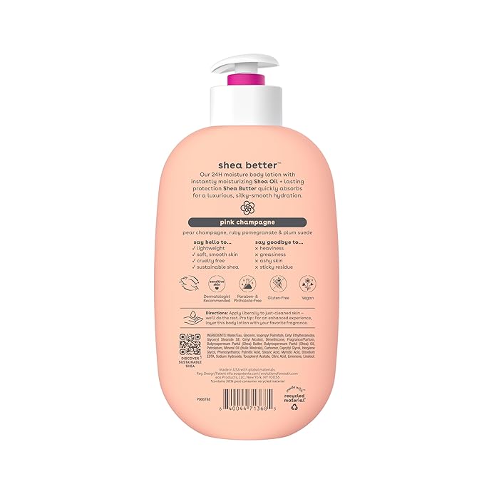 eos Shea Better Body Lotion- Pink
