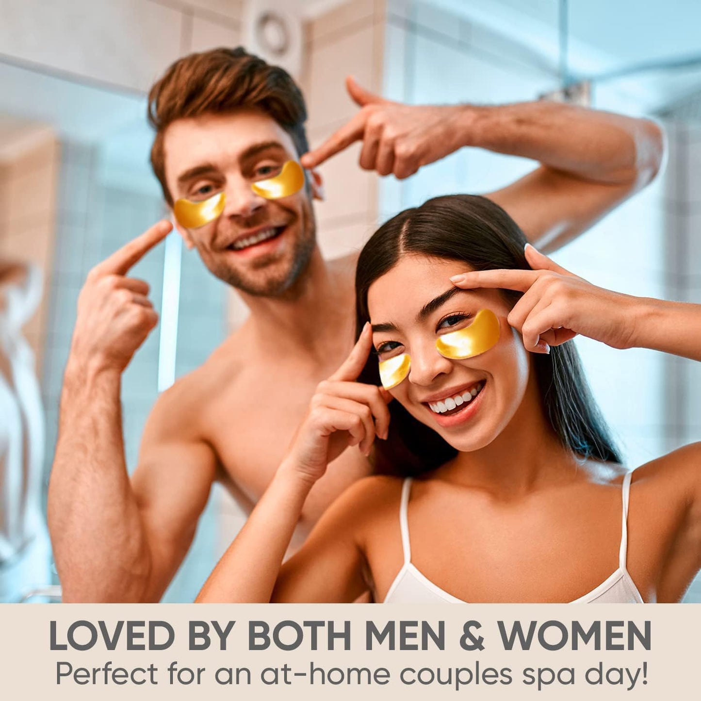 30 Pairs Lip Mask & Eye Mask, 24K Gold Crystal Gel Collagen Eye Patches for Puffy Eyes, Dark Circles, Chapstick Bulk, Hangover Kit, Bulk Gifts, Party Favors Adults, Bachelorette Party Accessories