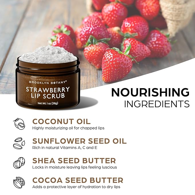 Brooklyn Botany Lip Scrub Exfoliator 1