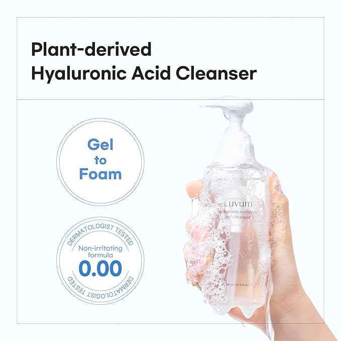 Bamboo Hyaluronic Moisture Gel Cleanser, Hyaluronic Acid, Non-Irritating, 6.76 fl. oz