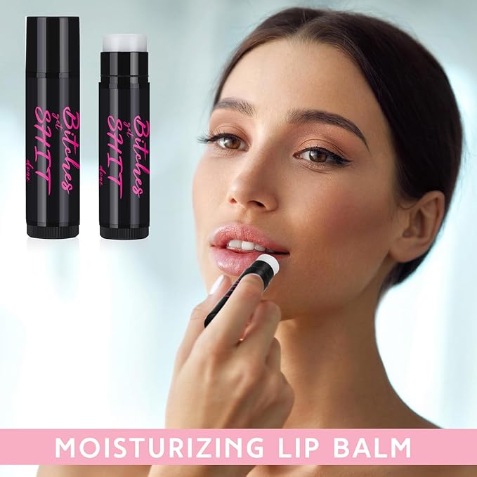 4 Pcs Funny Swear Lip Balm