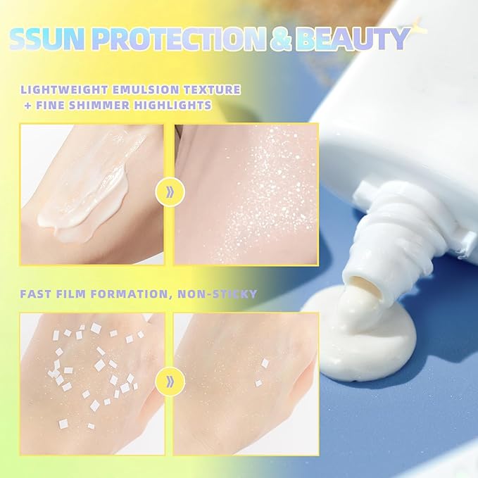 Shimmer Face Primer with Sunscreen, SPF 30, Highlighting Face