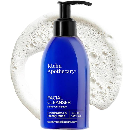 Natural Hydrating Foaming Facial Cleanser | NonDrying Cream-to-Foam Face Wash | High-Performing yet Gentle | Softer, Smoother Glowing Skin | Fragrance-Free for Sensitive Skin