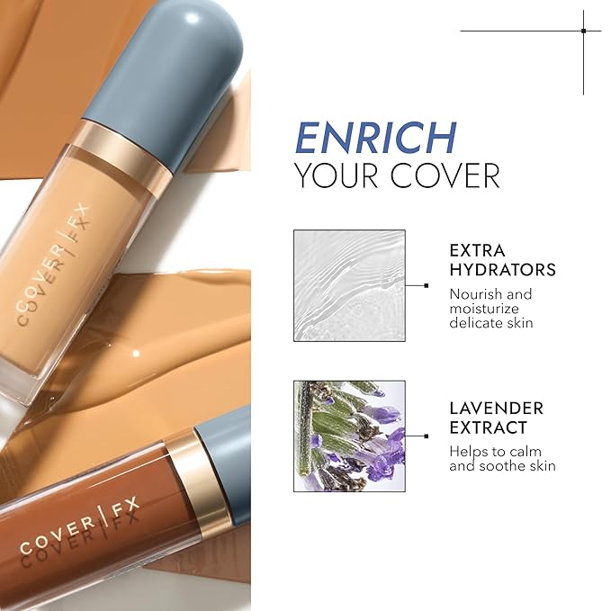COVER FX Skin Discovered Longwear Full Coverage Concealer golden understones