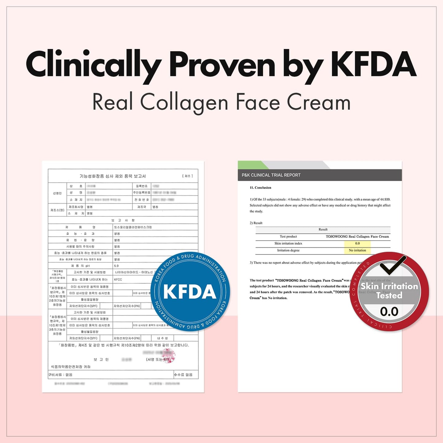 TOSOWOONG Real Collagen Face Cream, Face & Neck Collagen Face Moisturizer, Tightening, Firming, Lifting & Glow Boosting Cream with Collagen & Hyaluronic Acid, Korean Skincare, 50ml / 1.69 fl. oz.