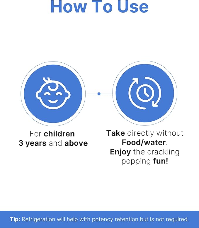 K-Nutra Yummy Tummy Probiotics for Kids | 2.12oz (30 Sticks) | 3-in-1 Prebiotic & Probiotic Powder | 30 Billion CFUs | Clinically Tested | Supports Digestive & Immune Health | for Ages 3+