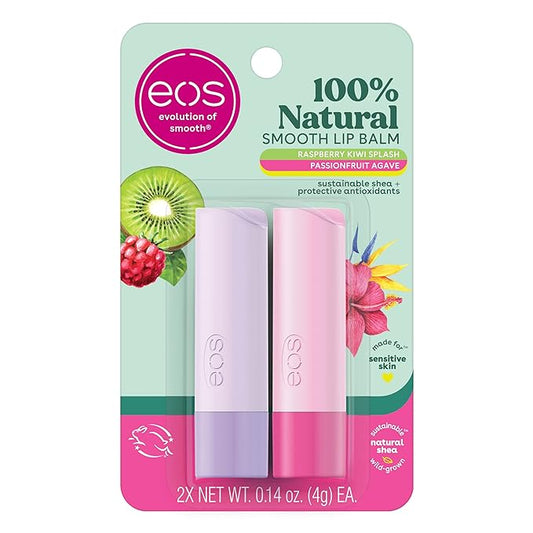 eos 100% Natural Lip Balm, Raspberry