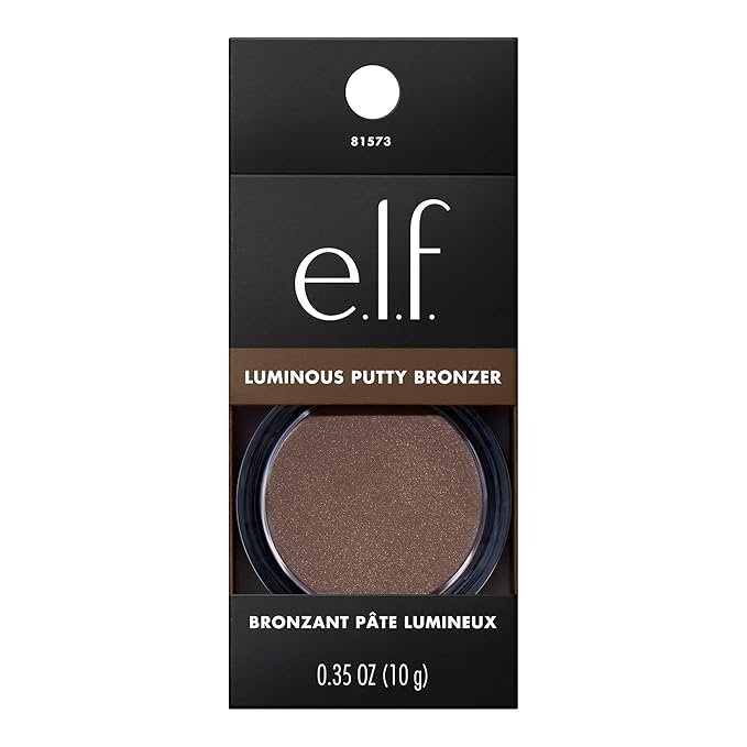 e.l.f. Luminous Putty Bronzer, Lightweight Putty-to-Powder Bronzer For