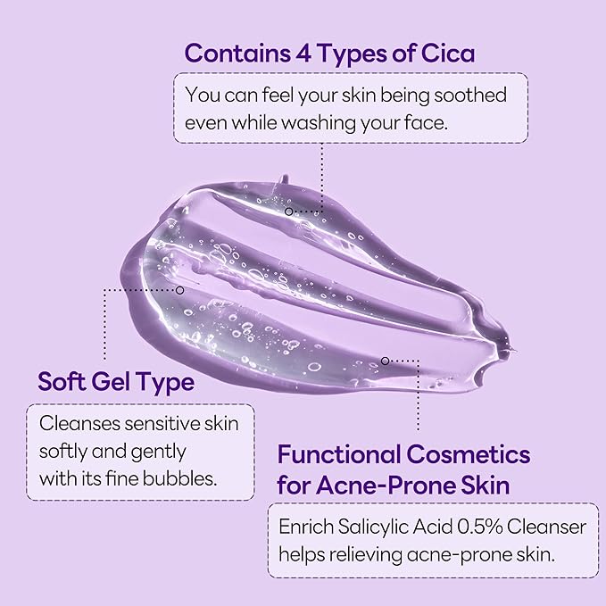 ALIVELAB Enrich Salicylic Acid 0.5% Cleanser for Acne-Prone Skin – Deep Cleansing Foam Face Wash with BHA – Oil Control, Gentle Exfoliating, Helps Reduce Pimples & Clogged Pores (5.74 fl.oz)