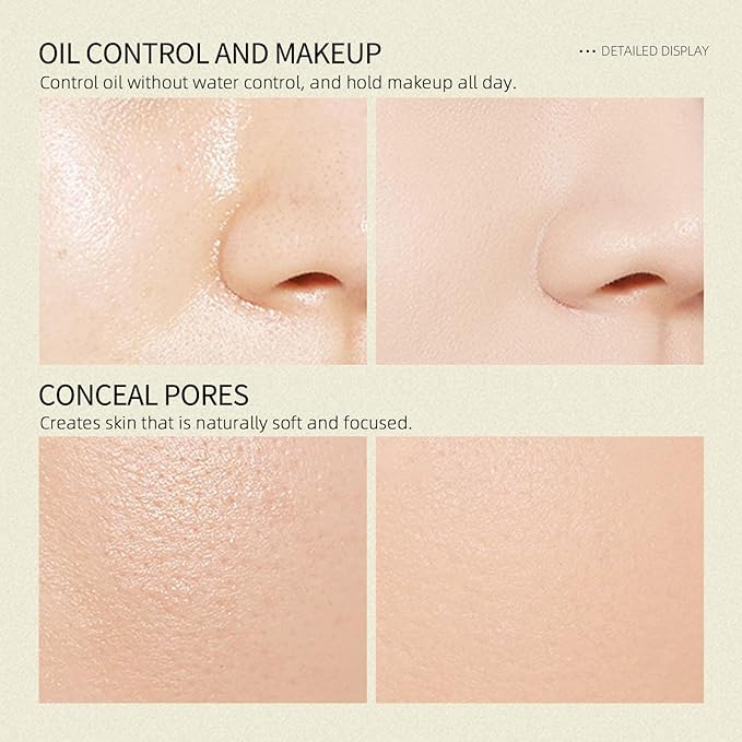 Erinde Lavender Purple Matte Setting Powder with Puff,