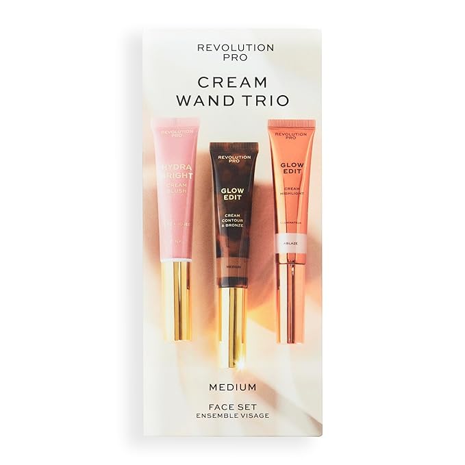 Cream Face Wand Trio, Cream Contour, 2x15ml
