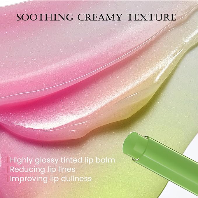 DAGEDA Tinted Lip Balm, Moisturizing Magic Non-Greasy,