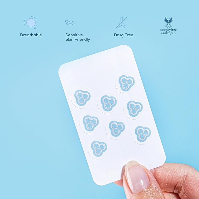 Hanhoo EraseZit Magnesium Microneedle Patch, 8 Microneedle Patches, Hydrocolloid Pimple Patches, For Deep Pimples, Calms Angry Zits, Acne Spot Patches, Microdot Pimple Patches, Korean Skincare