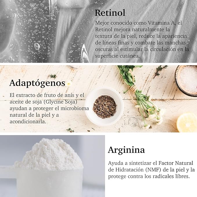 96% NATURAL RETINOL Facial Serum for Anti Aging Skin Care Targets Wrinkles Dark Spots Acne with Vitamin A E Arginine 30ml 1fl oz - Non-Greasy and Fast Absorbing Formula PURIFECT MADE IN USA
