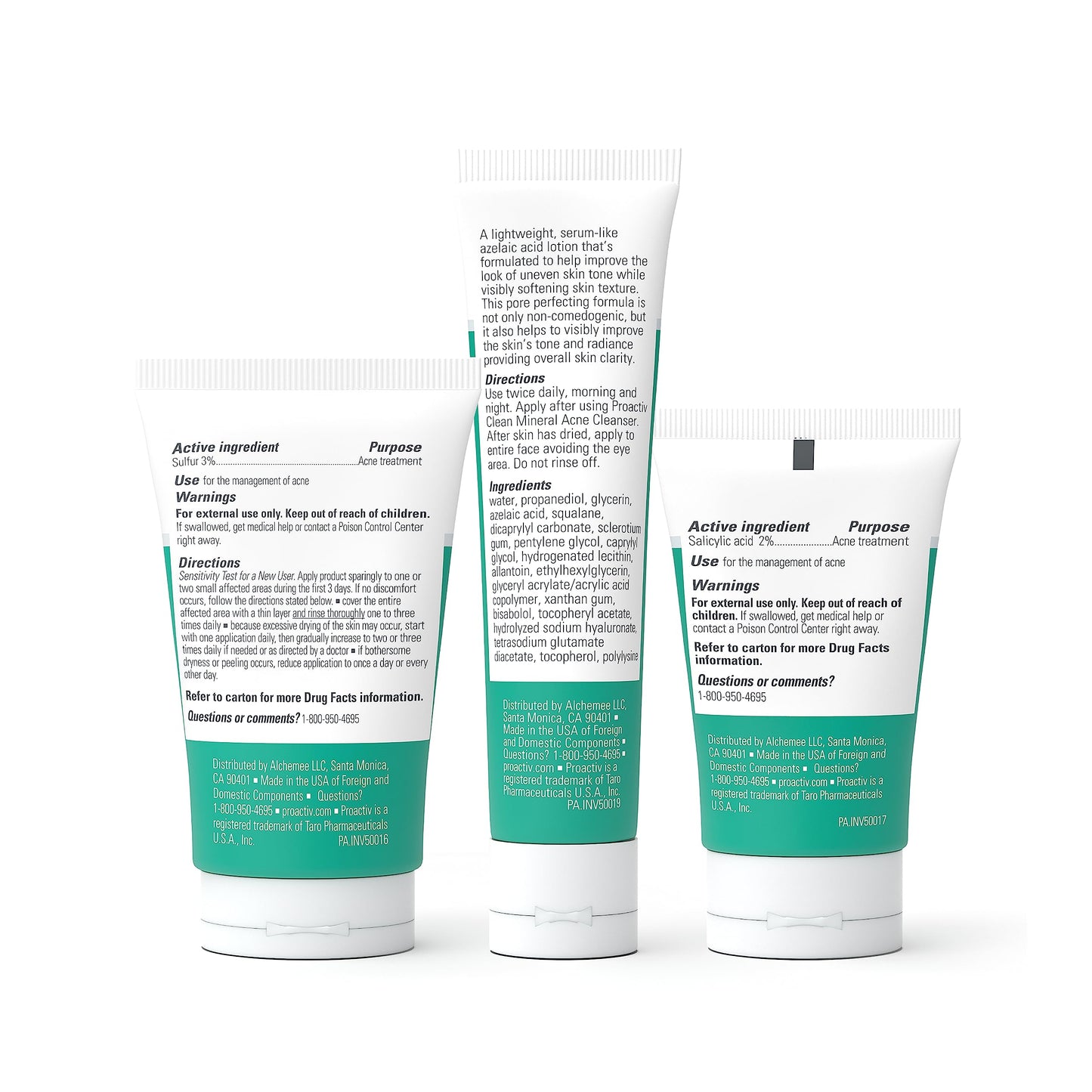 Proactiv Clean 3 Step Acne Routine w/ Pimple Patches- Sulfur Acne Treatment Cleanser, Azelaic Acid Serum, and Facial Moisturizer for Sensitive, Acne-Prone Skin- 30 Day Acne Kit with Pimple Patches